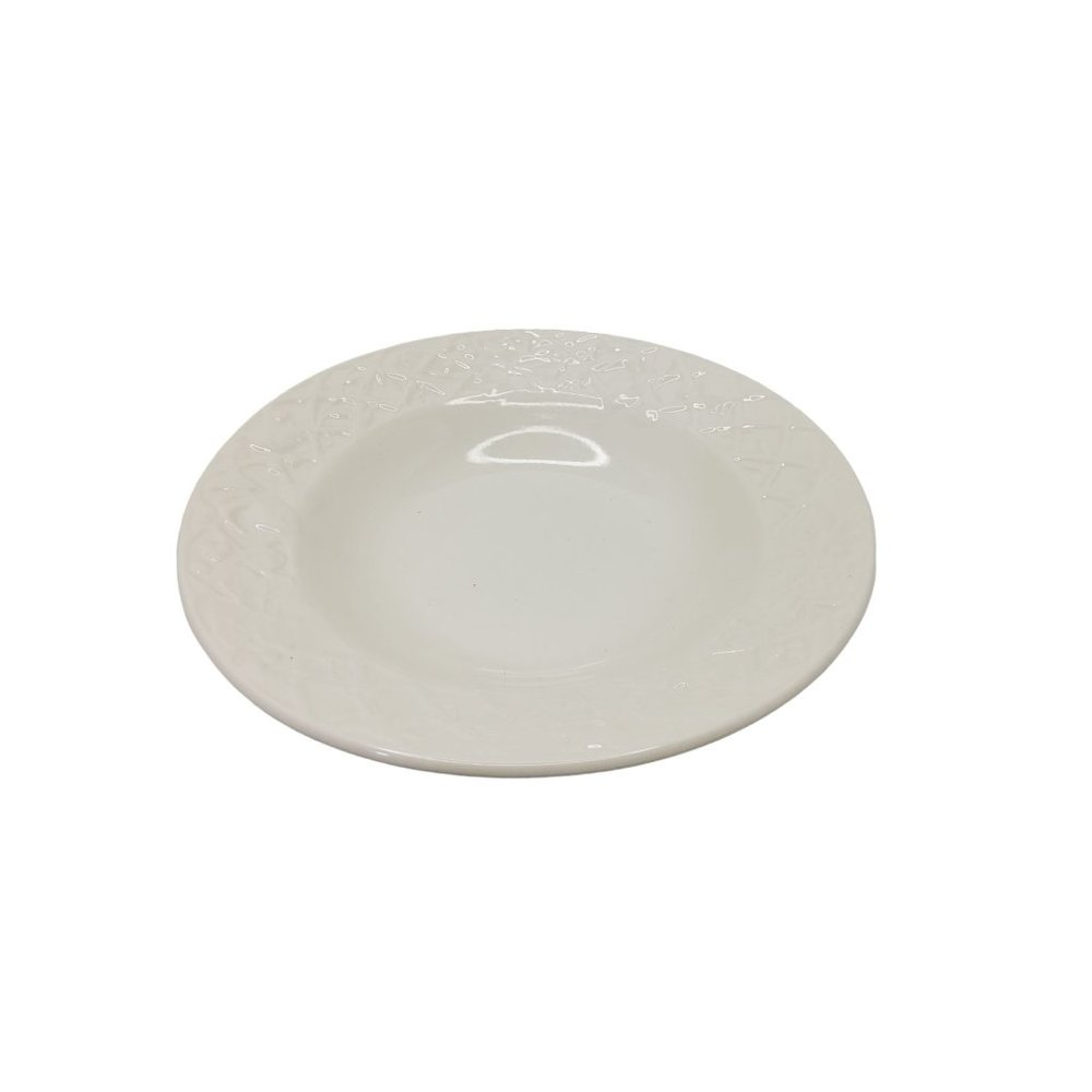 vintage international tableworks arbor china cream white soup bowl